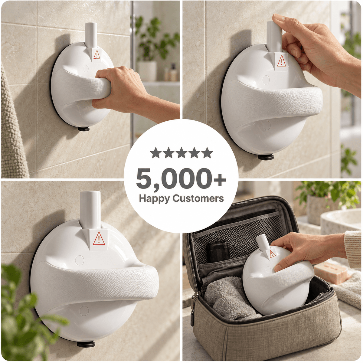 AquaBrace™ Shower Handle